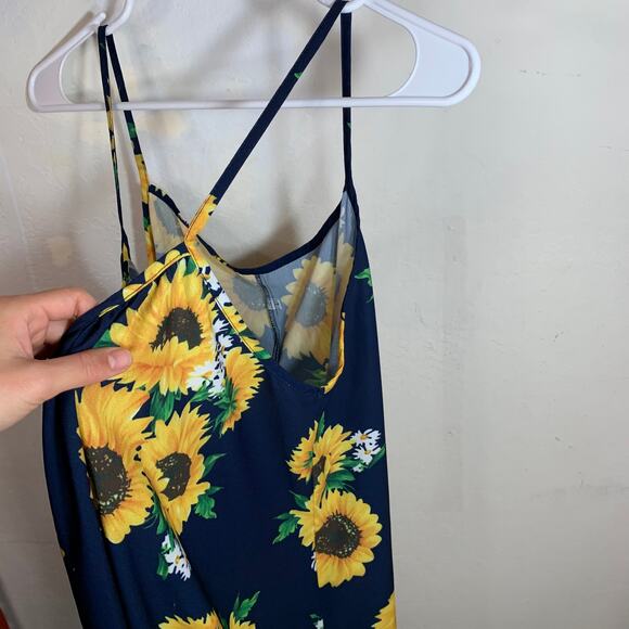 Women's Summer Sleeveless Sunflower Print Size L - Picture 10 of 10